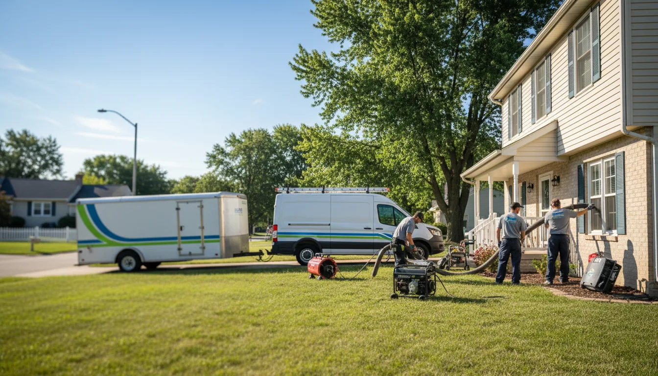 Flooded Basement Restoration And Cleanup With Repair in Davenport, NE near me